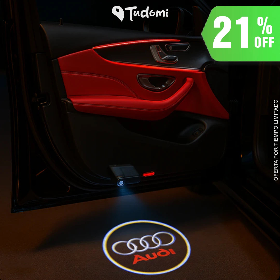 LogoLuz® LUZ DE LOGO PARA PUERTA DE CARRO x 2unidades
