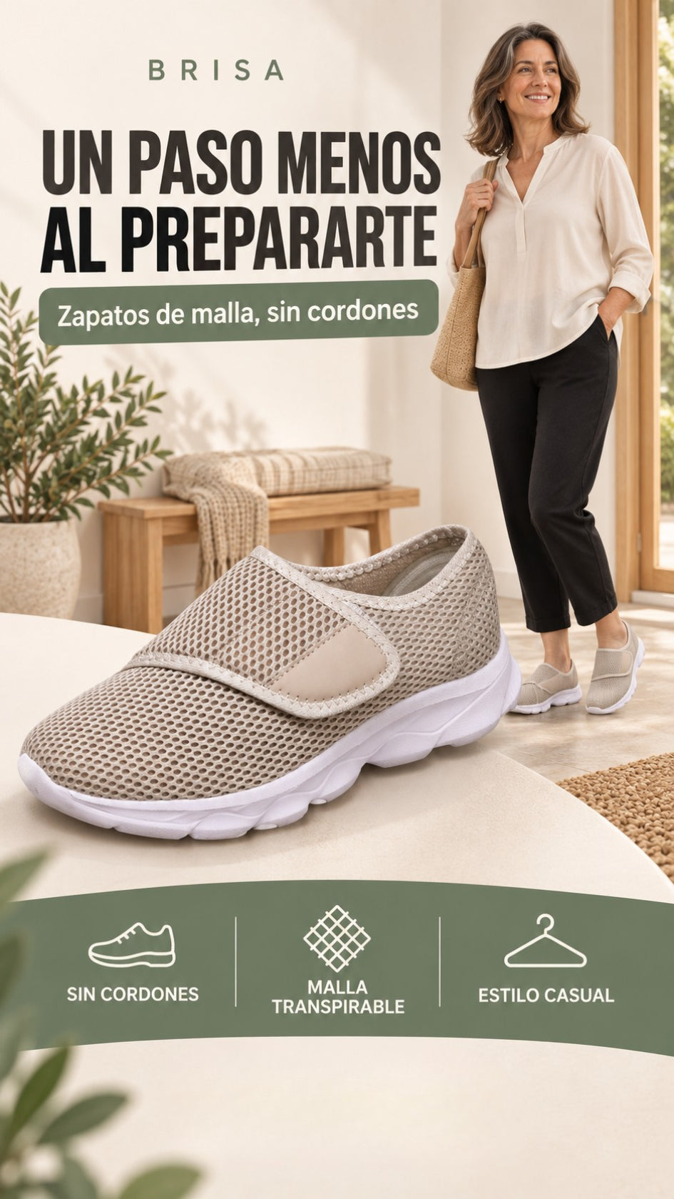 Zapatos de malla transpirables
