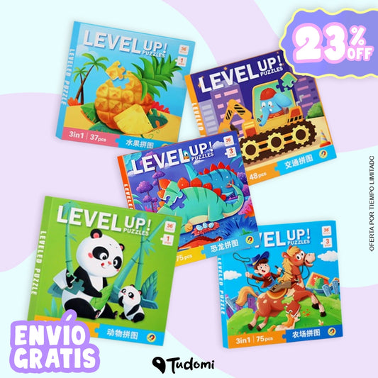 Libro Magnético Rompecabezas x 3 hojas + libro regalo de 50 piezas