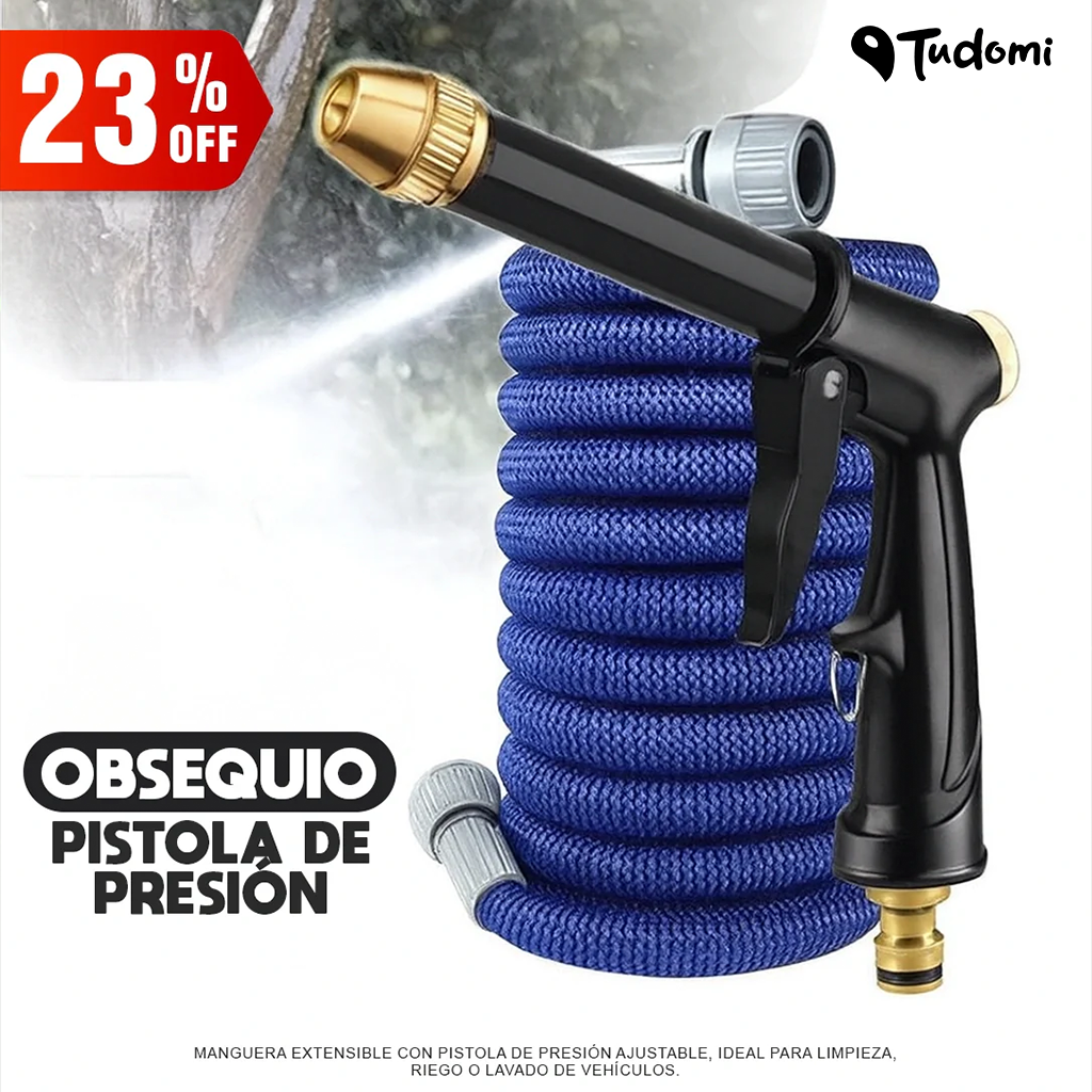 Manguera Expandible + OBSEQUIO Pistola de Presión