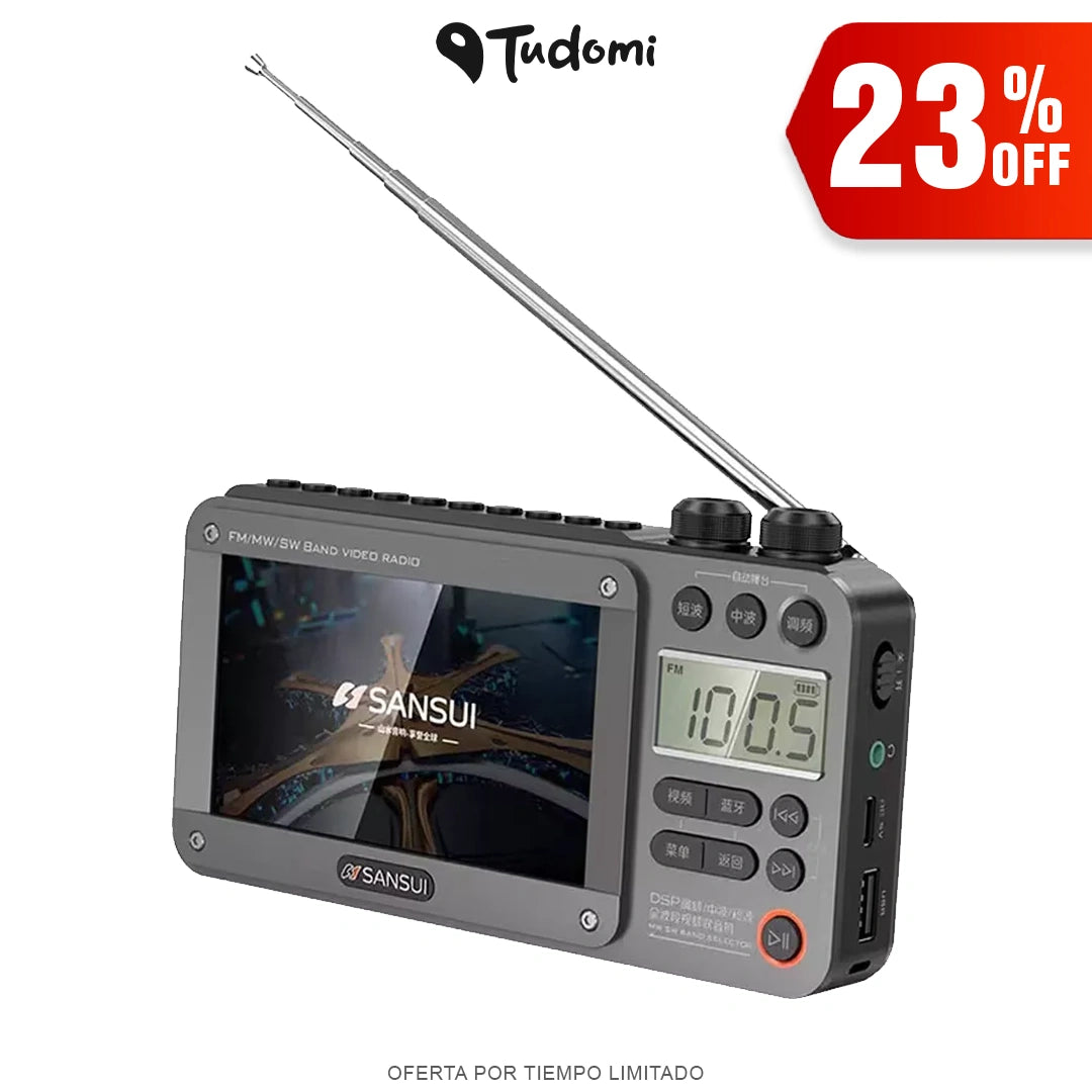 RADIO CON PANTALLA LED