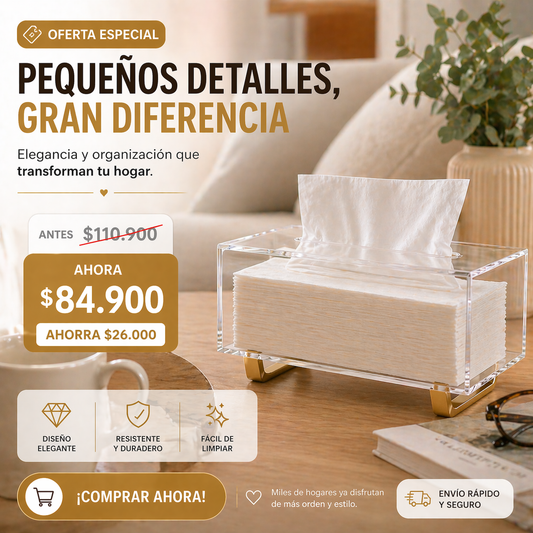 CONTENEDOR DE PAÑUELOS