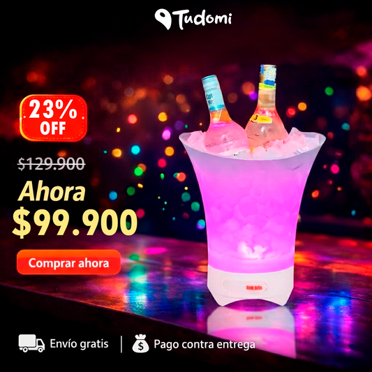 Hielera musical con luz