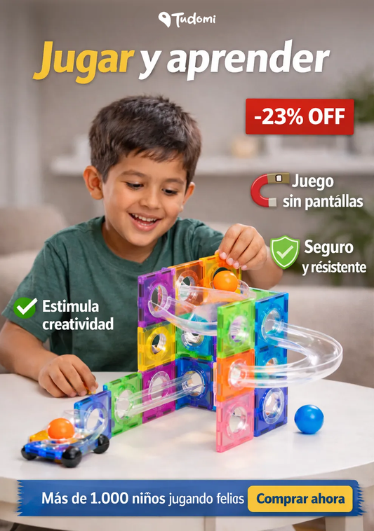 Set De Construcción Tobogán Magnético