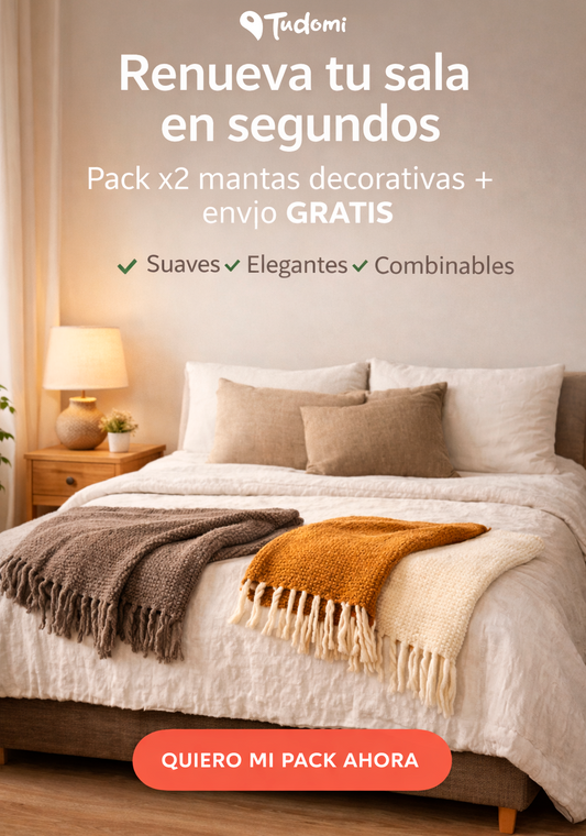 Mantas para sofás astetic / Pack X2
