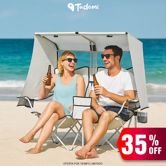 Sillas  con techo x 2 para camping portatil