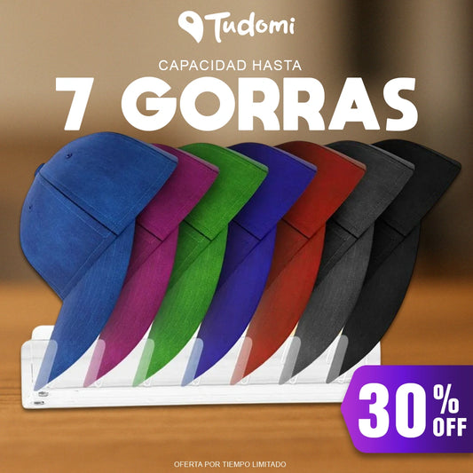 ORGANIZADOR PARA GORRAS DE 7 PUESTOS