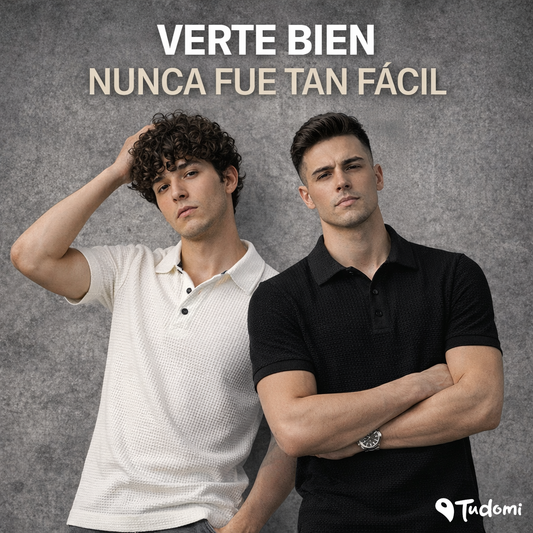 Polos texturizados de seda de hielo PACK X 2 Negra y Blanca