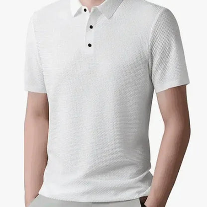 Polos texturizados de seda de hielo PACK X 2 Negra y Blanca