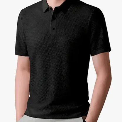 Polos texturizados de seda de hielo PACK X 2 Negra y Blanca