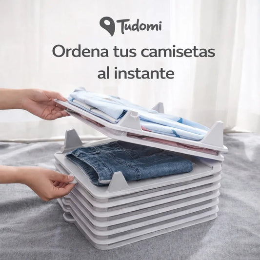 Soporte Organizador de Camisetas x10 unidades