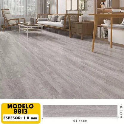 PISO ADHESIVO DE PVC / X 5 METROS CUADRADOS