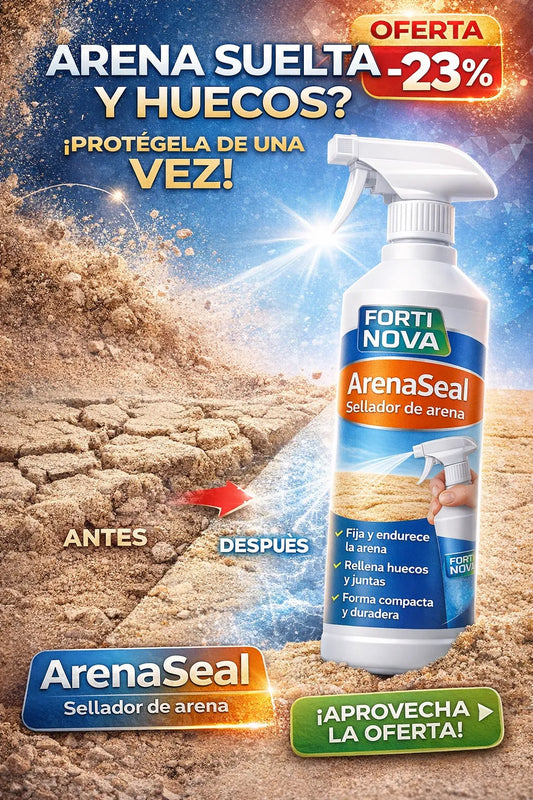 Sellado de arena tapa huecos