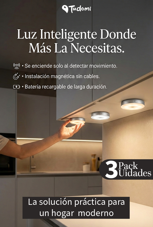 Foco LED  portátil USB / viene x 3 unidades + control