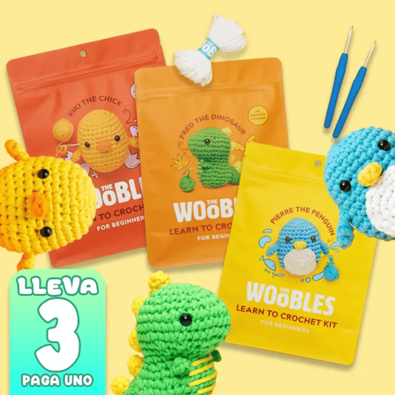 Kit de Crochet / 3 KITS POR EL PRECIO DE UNO