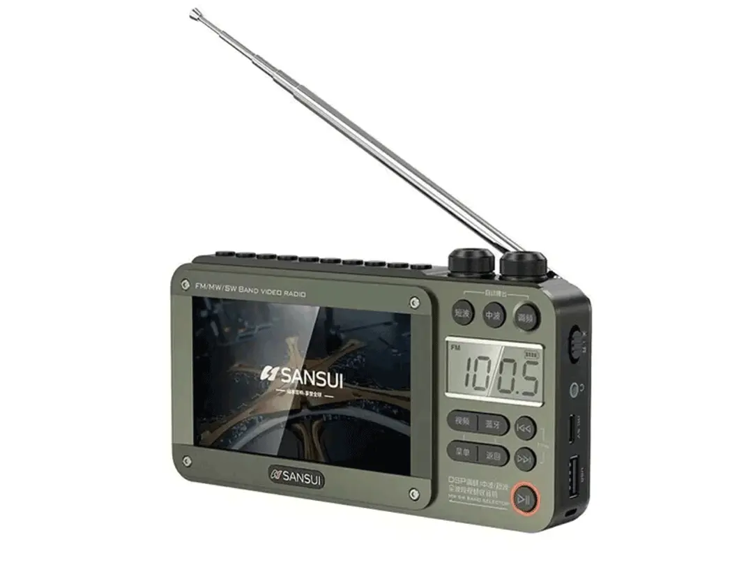 RADIO FM CON PANTALLA PLAY VIDEO