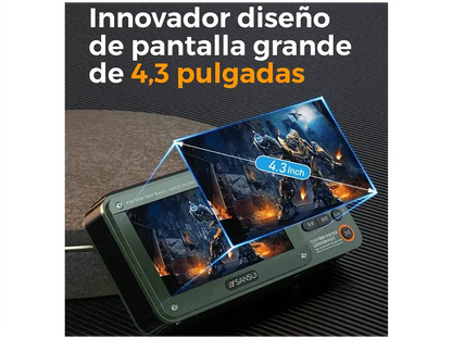 RADIO FM CON PANTALLA PLAY VIDEO