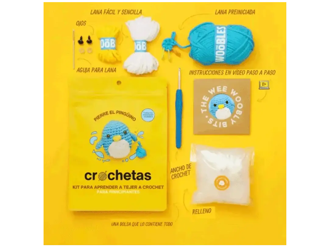 KIT DE TEJIDO AMIGURUMIS CROCHET