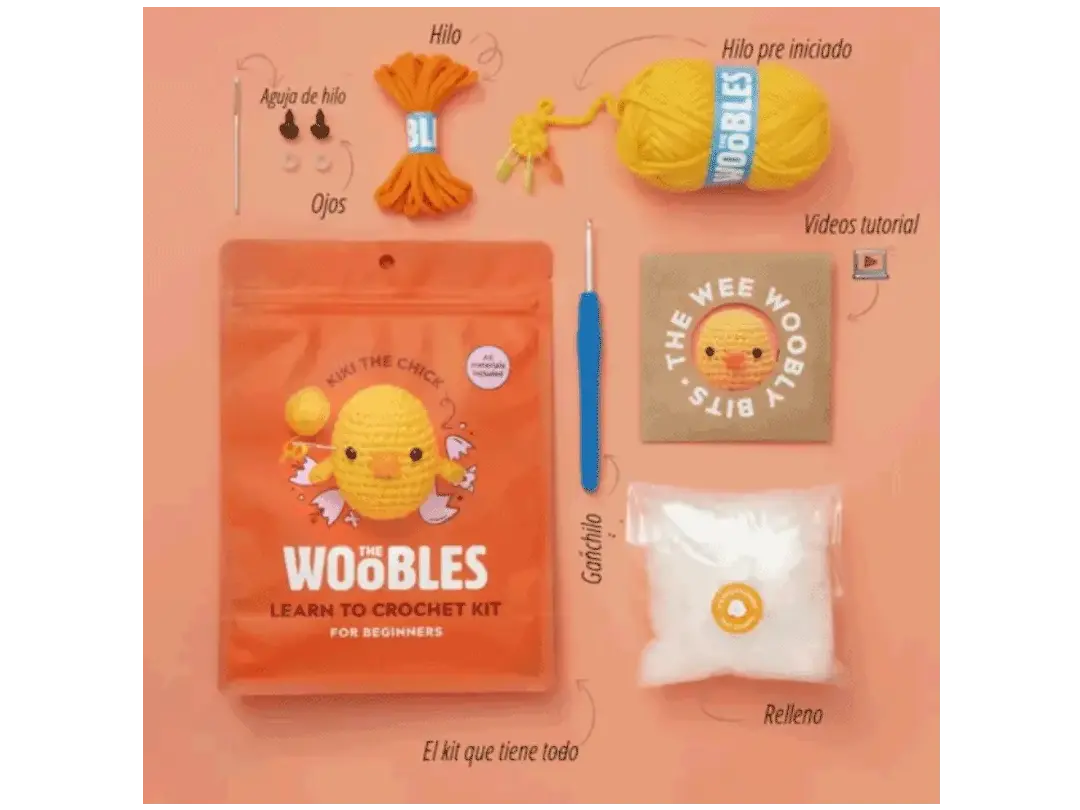 KIT DE TEJIDO AMIGURUMIS CROCHET