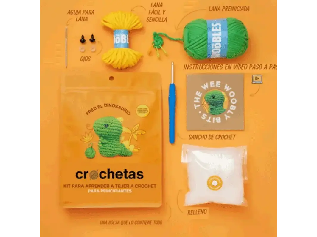 KIT DE TEJIDO AMIGURUMIS CROCHET